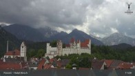 Archiv Foto Webcam Füssen: Blick auf das Hohe Schloss 10:00
