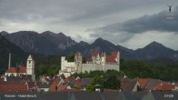 Archiv Foto Webcam Füssen: Blick auf das Hohe Schloss 06:00