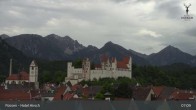 Archiv Foto Webcam Füssen: Blick auf das Hohe Schloss 06:00