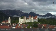 Archiv Foto Webcam Füssen: Blick auf das Hohe Schloss 07:00