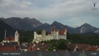 Archiv Foto Webcam Füssen: Blick auf das Hohe Schloss 06:00