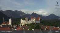 Archiv Foto Webcam Füssen: Blick auf das Hohe Schloss 07:00