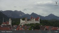 Archiv Foto Webcam Füssen: Blick auf das Hohe Schloss 10:00