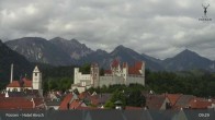 Archiv Foto Webcam Füssen: Blick auf das Hohe Schloss 08:00