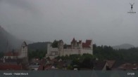 Archiv Foto Webcam Füssen: Blick auf das Hohe Schloss 06:00