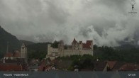 Archiv Foto Webcam Füssen: Blick auf das Hohe Schloss 07:00