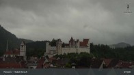 Archiv Foto Webcam Füssen: Blick auf das Hohe Schloss 06:00