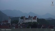 Archiv Foto Webcam Füssen: Blick auf das Hohe Schloss 00:00