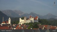 Archiv Foto Webcam Füssen: Blick auf das Hohe Schloss 07:00
