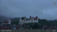 Archiv Foto Webcam Füssen: Blick auf das Hohe Schloss 04:00