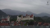 Archiv Foto Webcam Füssen: Blick auf das Hohe Schloss 06:00