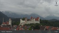Archiv Foto Webcam Füssen: Blick auf das Hohe Schloss 10:00