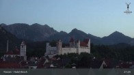 Archiv Foto Webcam Füssen: Blick auf das Hohe Schloss 00:00