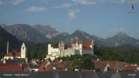 Archiv Foto Webcam Füssen: Blick auf das Hohe Schloss 07:00
