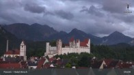 Archiv Foto Webcam Füssen: Blick auf das Hohe Schloss 04:00