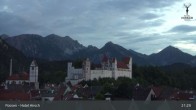 Archiv Foto Webcam Füssen: Blick auf das Hohe Schloss 00:00