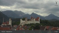 Archiv Foto Webcam Füssen: Blick auf das Hohe Schloss 10:00