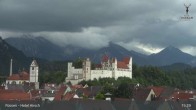 Archiv Foto Webcam Füssen: Blick auf das Hohe Schloss 14:00