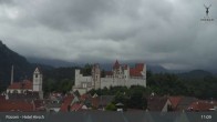 Archiv Foto Webcam Füssen: Blick auf das Hohe Schloss 10:00