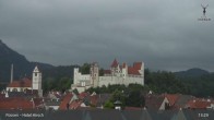 Archiv Foto Webcam Füssen: Blick auf das Hohe Schloss 12:00