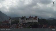 Archiv Foto Webcam Füssen: Blick auf das Hohe Schloss 14:00
