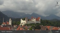 Archiv Foto Webcam Füssen: Blick auf das Hohe Schloss 10:00