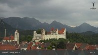 Archiv Foto Webcam Füssen: Blick auf das Hohe Schloss 07:00