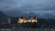 Archiv Foto Webcam Füssen: Blick auf das Hohe Schloss 00:00