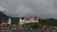 Archiv Foto Webcam Füssen: Blick auf das Hohe Schloss 08:00