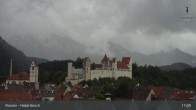 Archiv Foto Webcam Füssen: Blick auf das Hohe Schloss 10:00