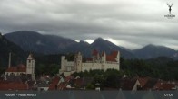 Archiv Foto Webcam Füssen: Blick auf das Hohe Schloss 06:00