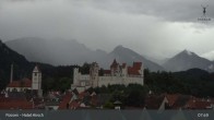 Archiv Foto Webcam Füssen: Blick auf das Hohe Schloss 07:00