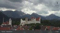 Archiv Foto Webcam Füssen: Blick auf das Hohe Schloss 10:00