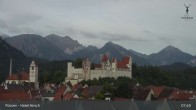 Archiv Foto Webcam Füssen: Blick auf das Hohe Schloss 07:00