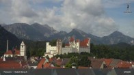 Archiv Foto Webcam Füssen: Blick auf das Hohe Schloss 08:00