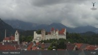 Archiv Foto Webcam Füssen: Blick auf das Hohe Schloss 10:00
