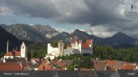 Archiv Foto Webcam Füssen: Blick auf das Hohe Schloss 08:00