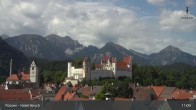 Archiv Foto Webcam Füssen: Blick auf das Hohe Schloss 10:00