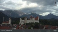 Archiv Foto Webcam Füssen: Blick auf das Hohe Schloss 07:00