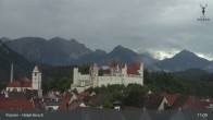 Archiv Foto Webcam Füssen: Blick auf das Hohe Schloss 10:00