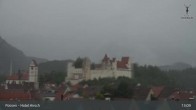 Archiv Foto Webcam Füssen: Blick auf das Hohe Schloss 12:00