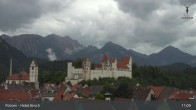 Archiv Foto Webcam Füssen: Blick auf das Hohe Schloss 10:00