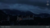 Archiv Foto Webcam Füssen: Blick auf das Hohe Schloss 04:00