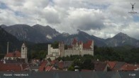 Archiv Foto Webcam Füssen: Blick auf das Hohe Schloss 10:00