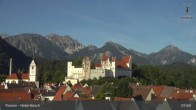 Archived image Webcam High Palace in Füssen 07:00