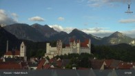 Archiv Foto Webcam Füssen: Blick auf das Hohe Schloss 06:00