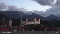 Archiv Foto Webcam Füssen: Blick auf das Hohe Schloss 00:00