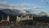 Archiv Foto Webcam Füssen: Blick auf das Hohe Schloss 06:00