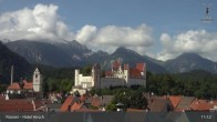 Archiv Foto Webcam Füssen: Blick auf das Hohe Schloss 10:00