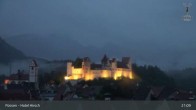 Archiv Foto Webcam Füssen: Blick auf das Hohe Schloss 02:00